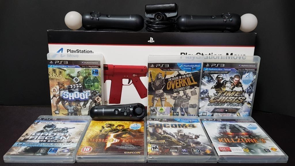 Playstation 3 4 Ps3 Ps4 Move Motion Navigation Eye Camera Amazing Spiderman House Of The Dead