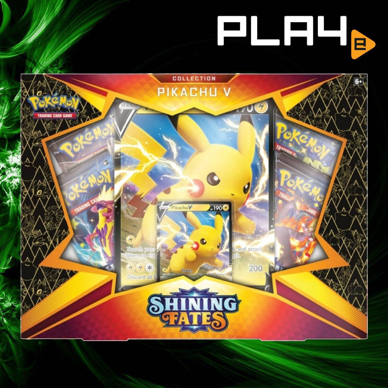 Pokemon Shining Fates Pikachu V Box Collection Brand New Hobbies Toys Toys Games On Carousell