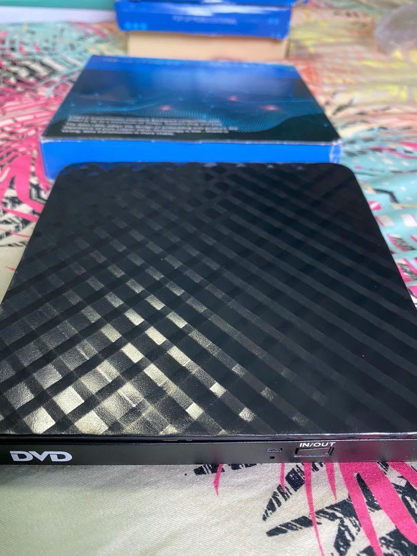 Pop-up Mobile Portable External 8X DVD RW CD Player Burner, USB 3.0 ...