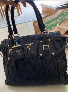 Prada Milano Leather Handbag