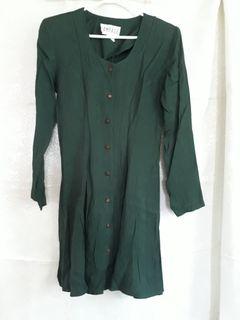 Rampage Rayon Forrest Green Dress