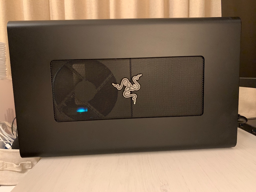 Razer Core X Chroma eGPU with Sapphire Pulse Radeon RX 5700 XT ...