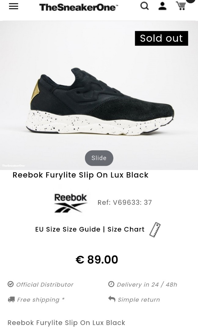 reebok furylite lux