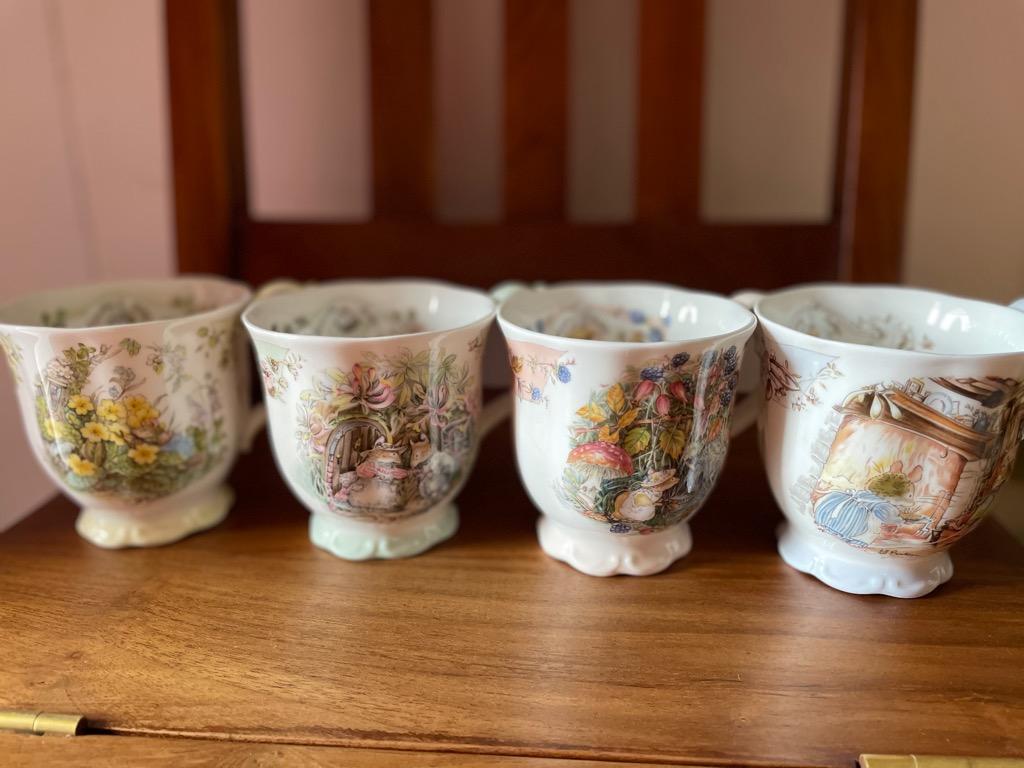 Royal Doulton Brambly Hedge Spring/Summer/Autumn/Winter Beaker Mug Cup,  Furniture & Home Living, Kitchenware & Tableware, Coffee & Tea Tableware On  Carousell