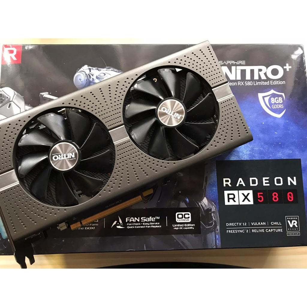 Sapphire nitro+ cheap rx580 8g