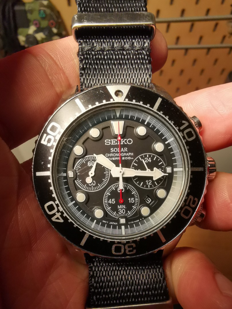 Seiko SSC015P1 Solar Chronograph, Men's Fashion, Watches & Accessories,  Watches on Carousell
