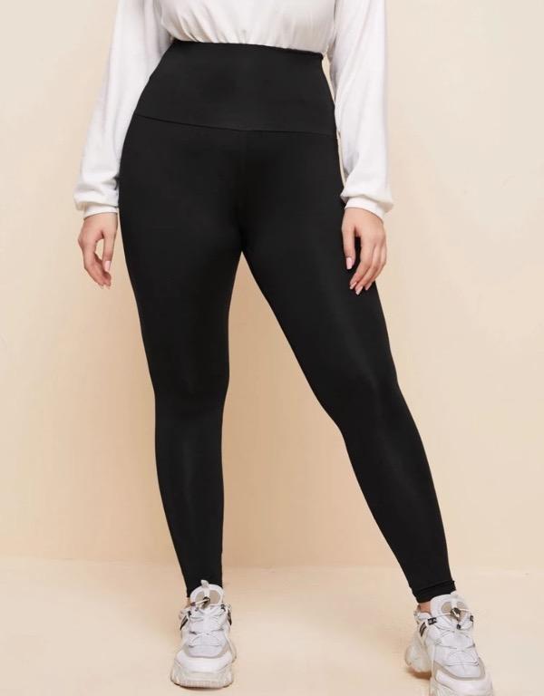 SHEIN High-Waisted Yoga Pants/Workout Leggings! PLUS SIZE! 100% Stretchy  and NOT See-through, Women's Fashion, Bottoms, Jeans & Leggings on Carousell