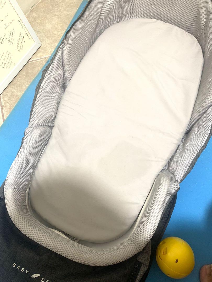 Snuggle Nest portable infant sleeper (Category: Cots & Cribs) located in Manila. Submitted by char_g (Listing ID 1070179357, Image 2). Description: Excellent used condition Used for 2 months only.