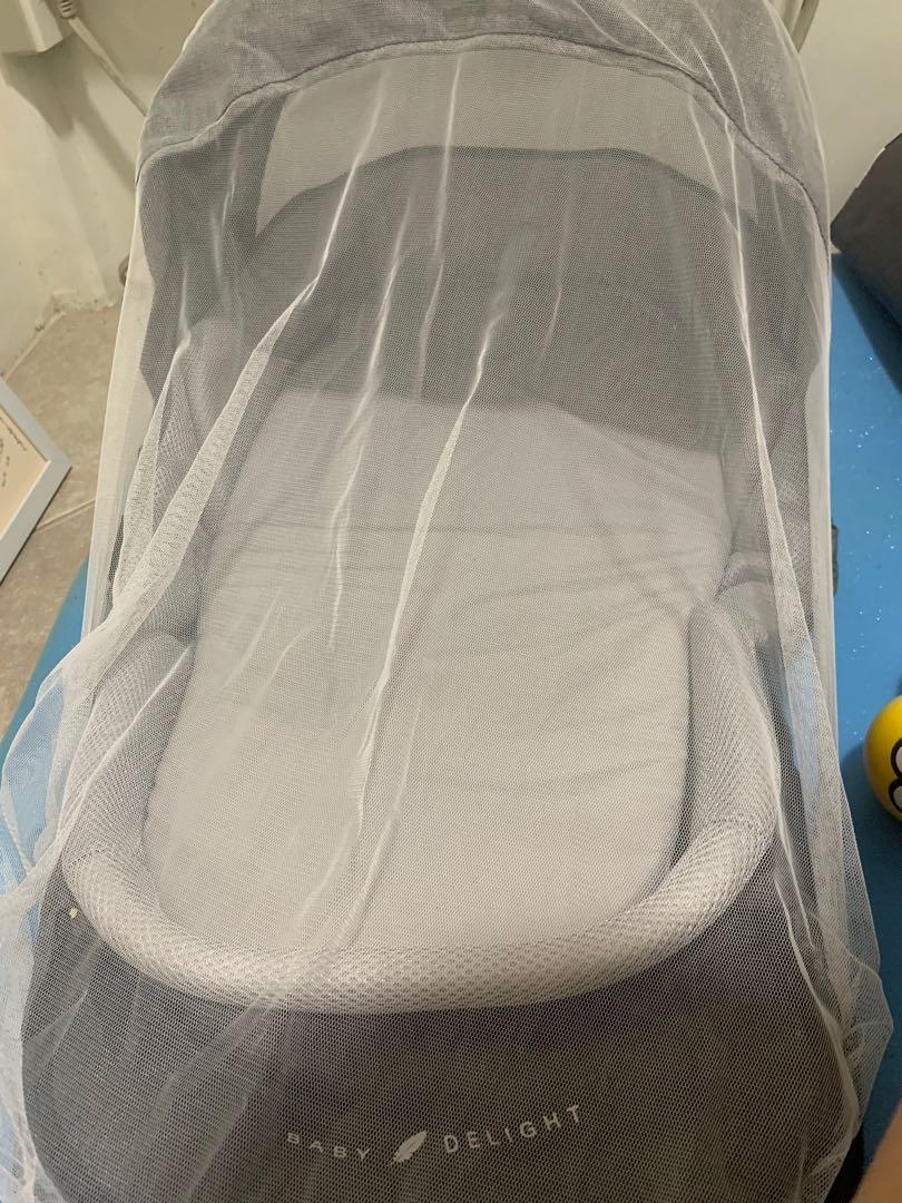 Snuggle Nest portable infant sleeper (Category: Cots & Cribs) located in Manila. Submitted by char_g (Listing ID 1070179357, Image 3). Description: Excellent used condition Used for 2 months only.