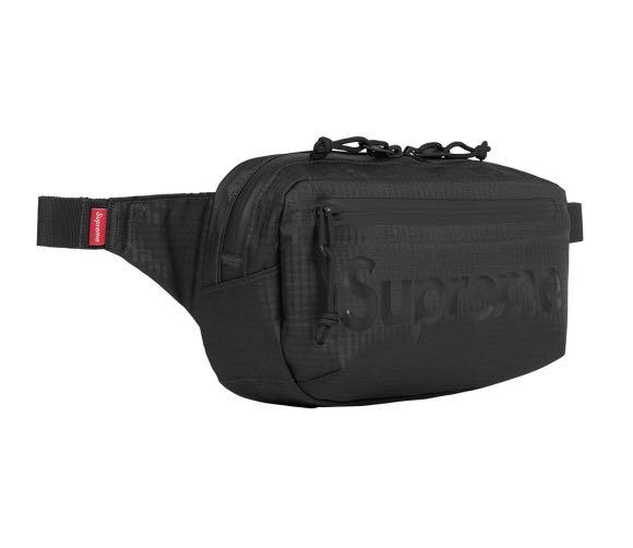 On Hand - Supreme SS21 Week 1 Black Waist Bag, Men's Fashion, Bags 