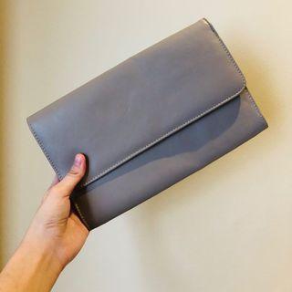 Taupe Clutch Bag/Pouch/Wallet