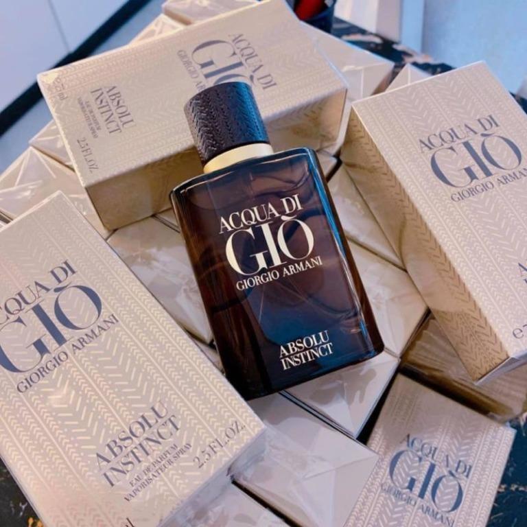 Tester Perfume Giorgio Armani Acqua Di Gio Absolu Instinct Edpa Perfume Tester Quality New Free Shipping Health Beauty Perfumes Nail Care Others On Carousell