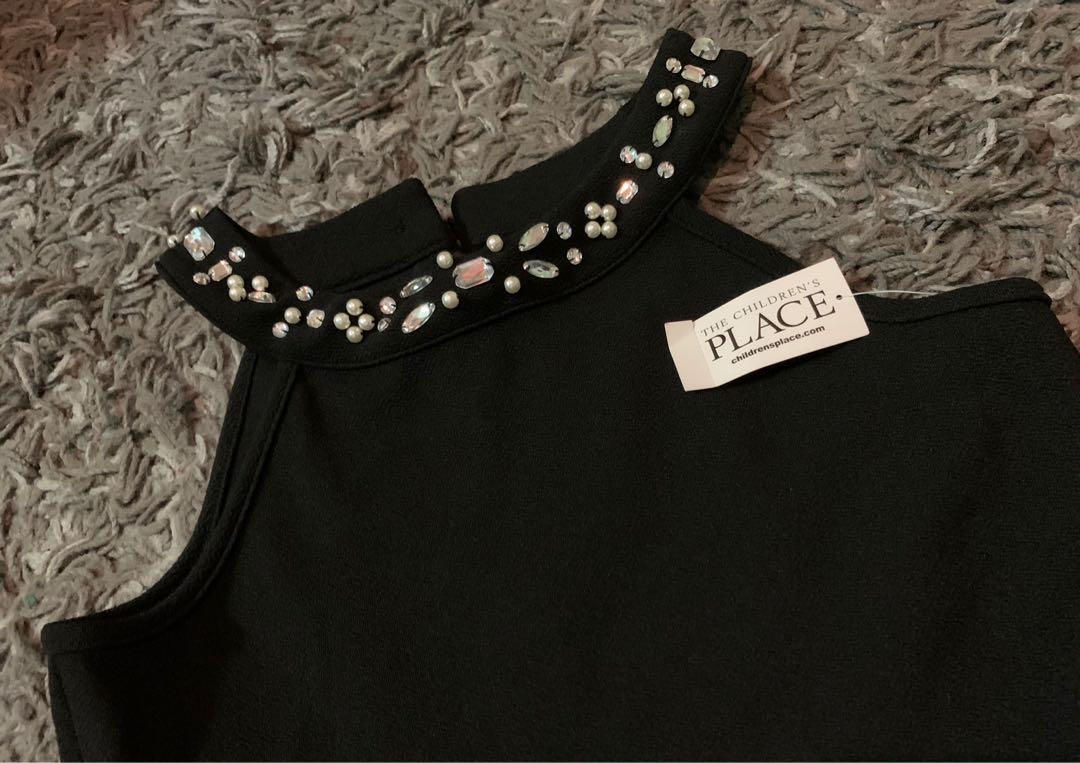 children's place black dress