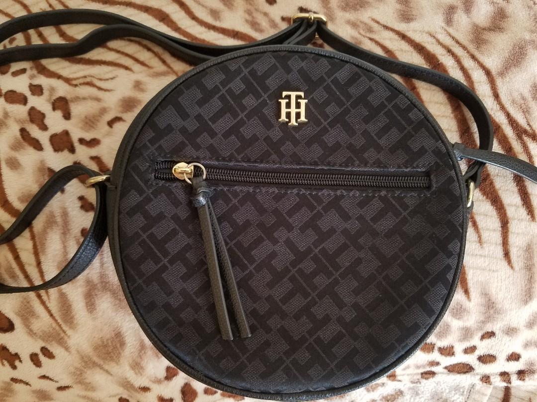 tommy hilfiger round sling bolsa