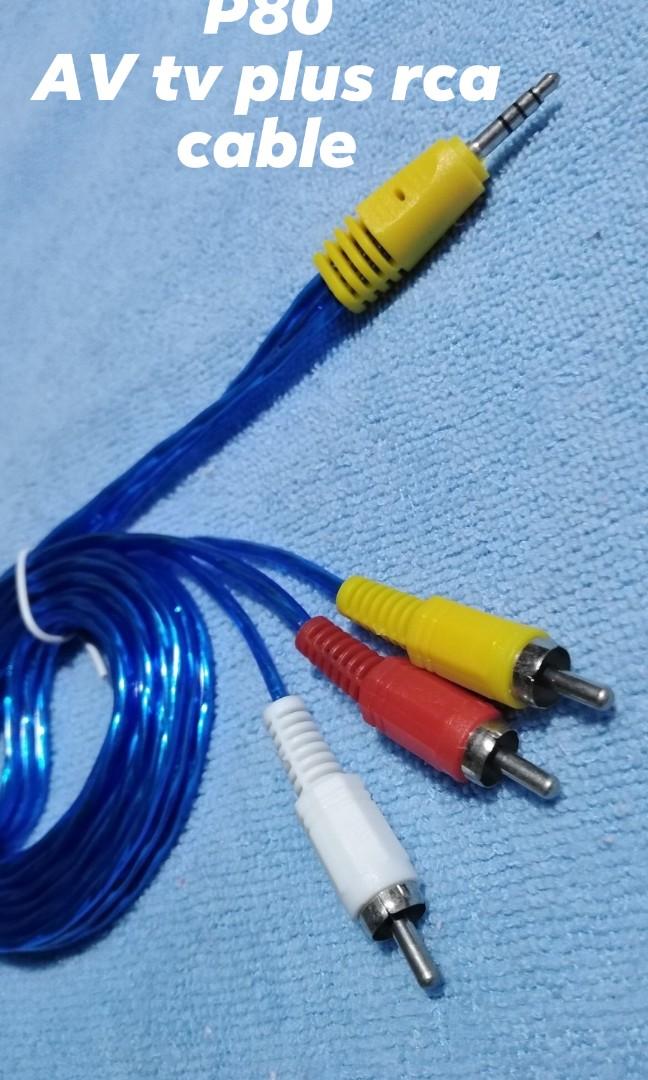 TV plus AV jack cable (Category: Portable Audio Accessories) located in Quezon City. Submitted by smithwarren46 (Listing ID 1070179492, Image 2). Description: Brandnew P80 #tvplus rca cable TV plus audio video 1.5meters High grade cable Auxiliary jack. audio jack Pick up lagro Q.c or via delivery service rider po. More item for sale.. like or follow my page #BSAonlinestore https://www.facebook.com/BSA-online-store-104063428078639/.