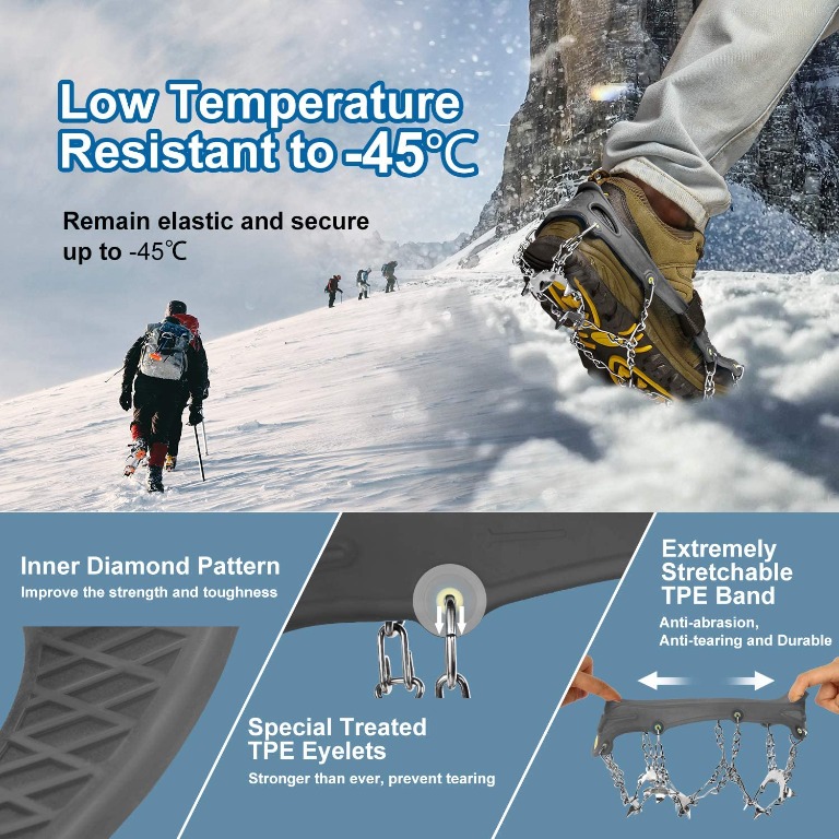 unigear ice traction cleats