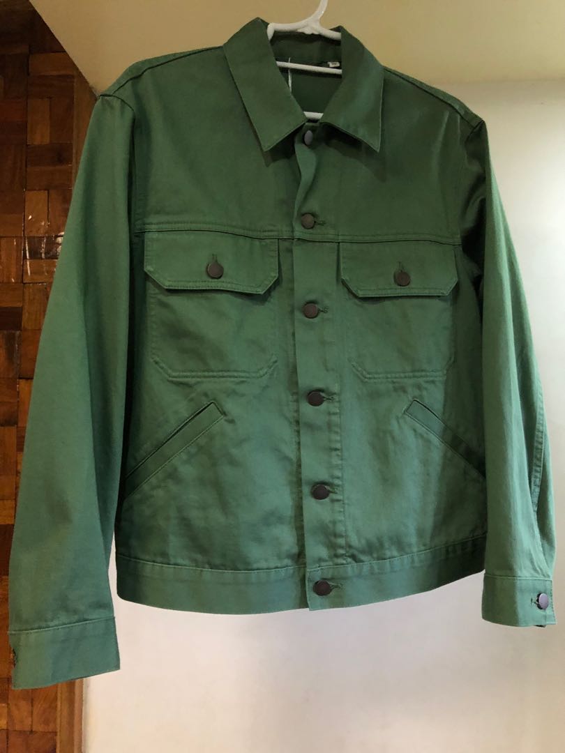 Uniqlo U Trucker Jacket, Men's Fashion 
