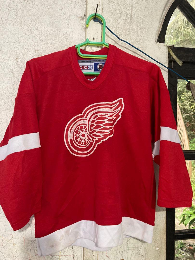 Detroit red 2025 wings jersey yzerman