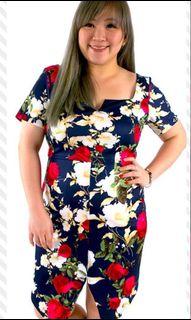 Voycestas Rosy Pencil Dress