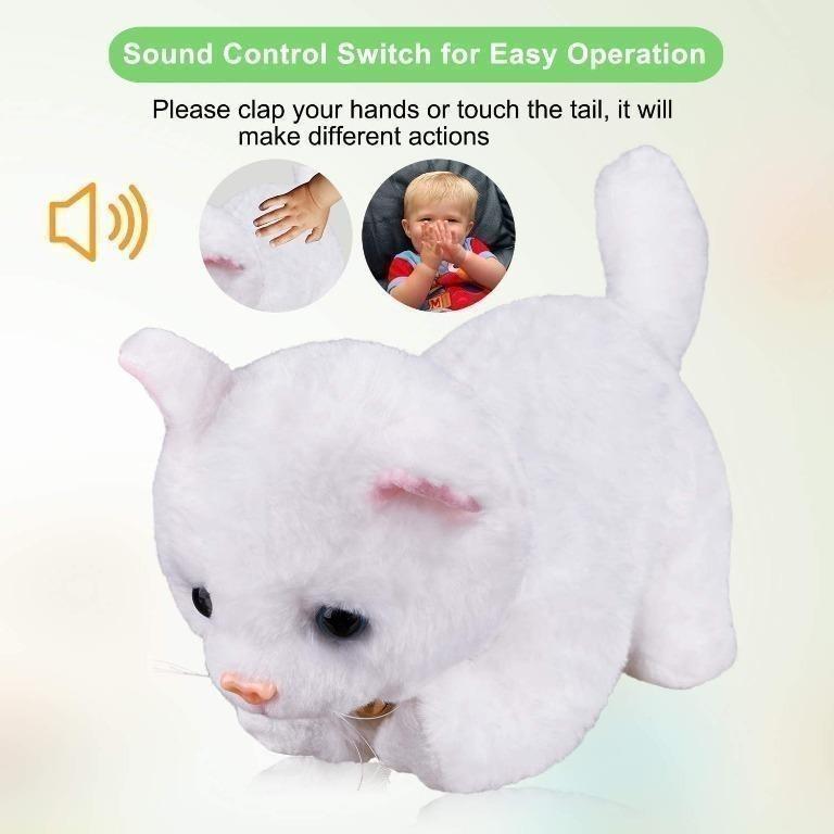 Animated top stuffed cats