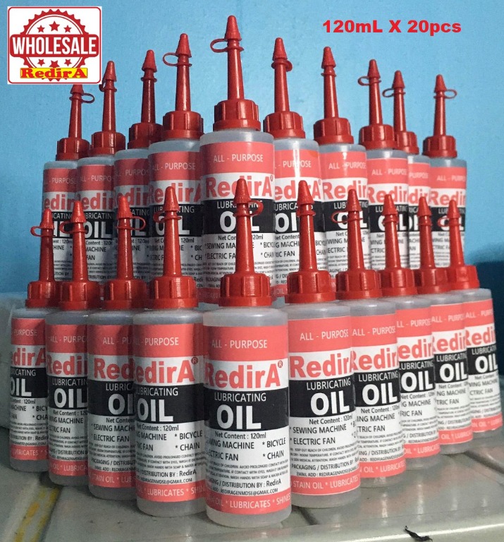 WHOLESALE 120mL REDIRA SEWING Machine Lubricating Oil ALL PURPOSE Juki