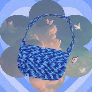✨y2k✨ handmade crochet shoulder bag
