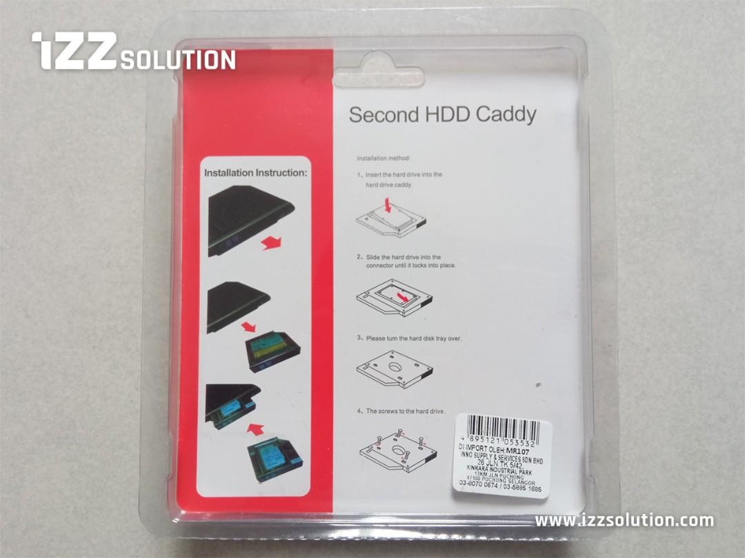 GGZone Laptop Hard Drive Caddy Copertura Con 7 Mm Guide - Foto 6