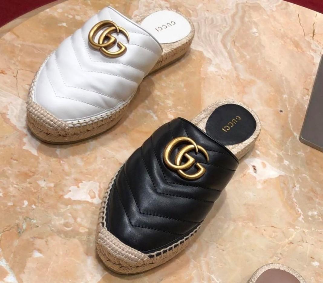 Gucci espadrille mule sale