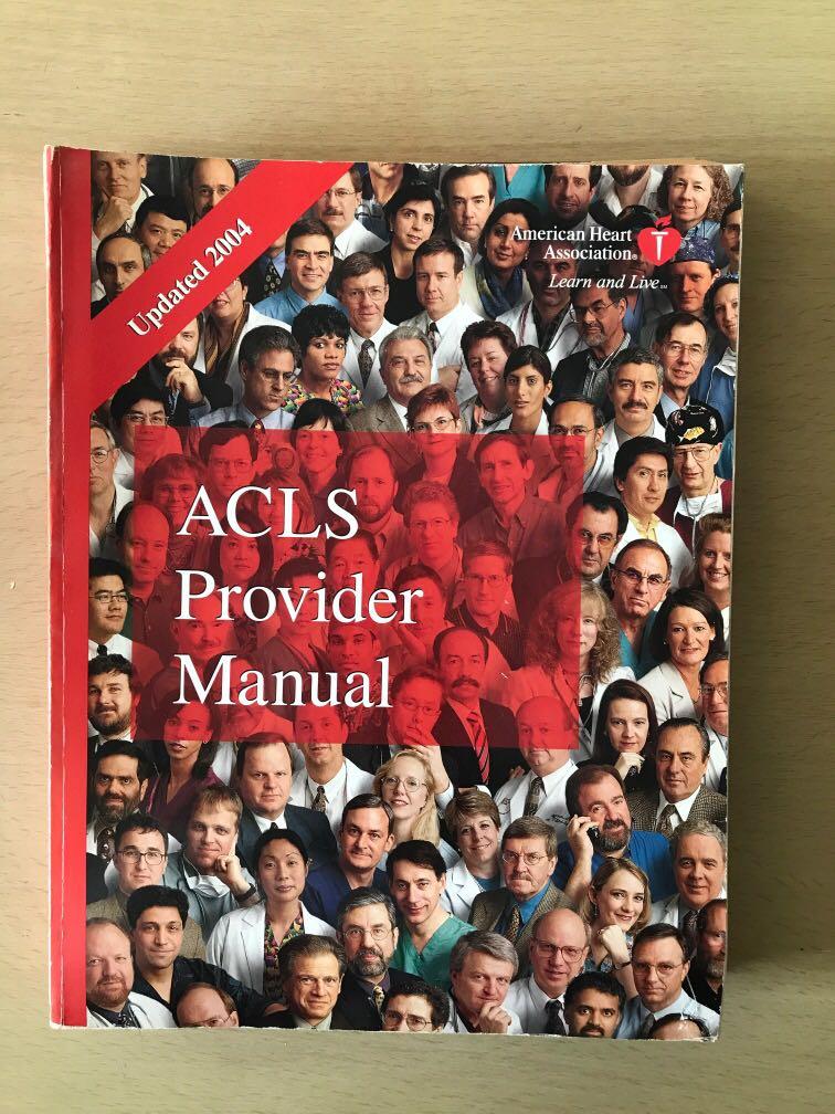 Acls Provider Manual 急救課程書籍 教科書 Carousell