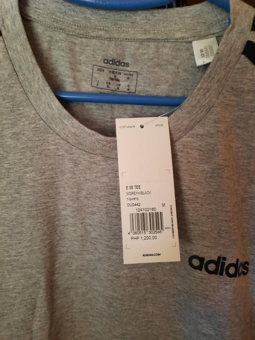 Adidas 3S Tee, Men's Fashion, Activewear on Carousell