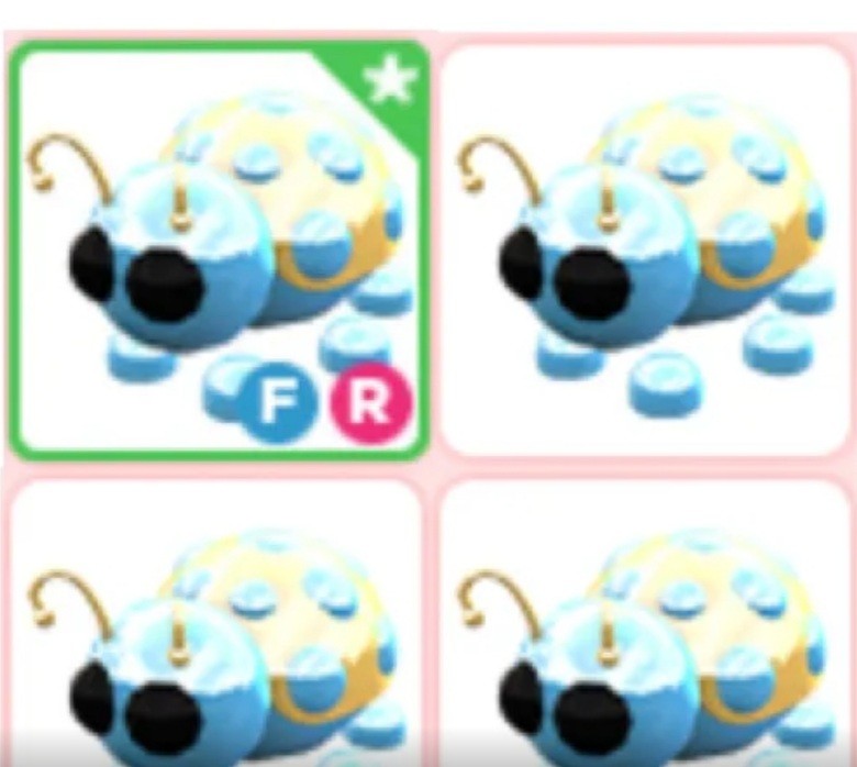 4 x Adopt me pets Diamond Ladybug x 4, 1 fr for neon making, Video