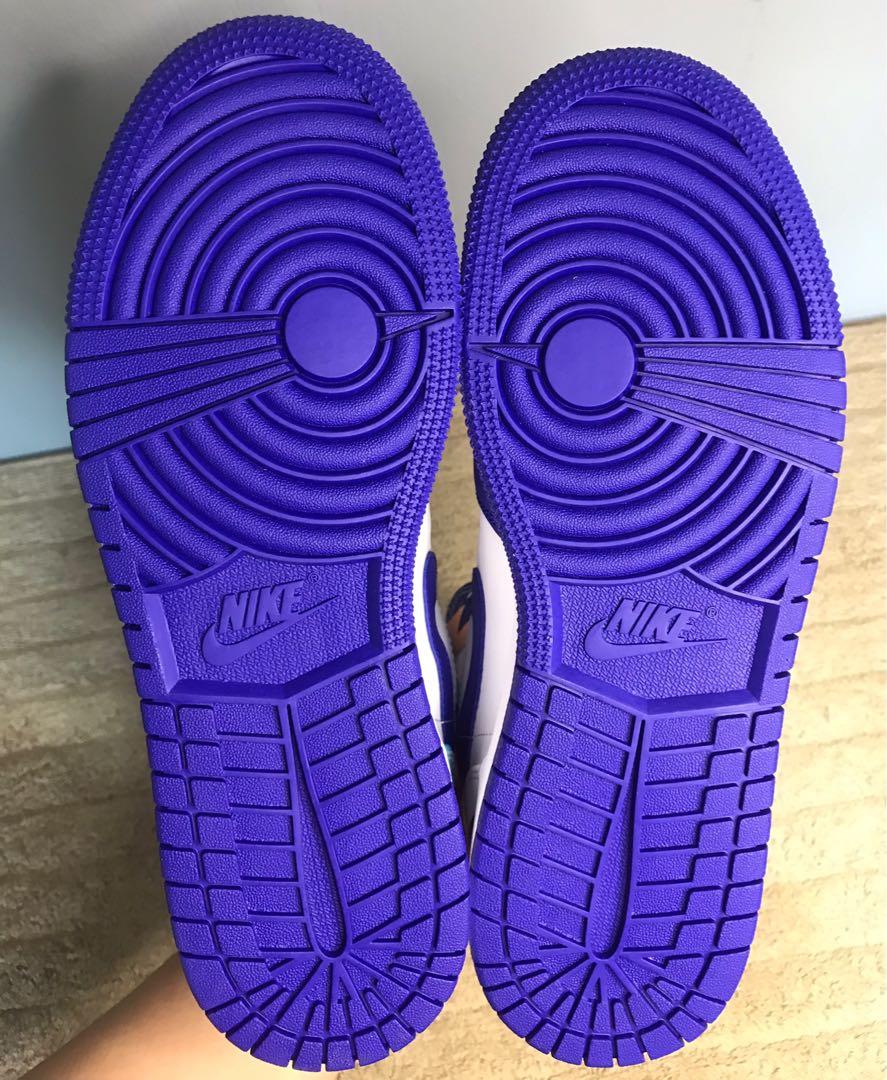 AIR JORDAN 1 MID CHLORINE BLUE MAZE, Women's Fashion, Footwear, Sneakers on Carousell