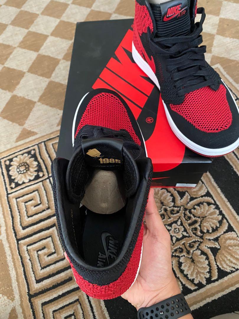 Nike air jordan 1 retro high flyknit online banned