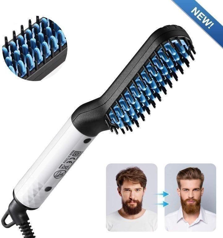 Mens heated straightening brush online