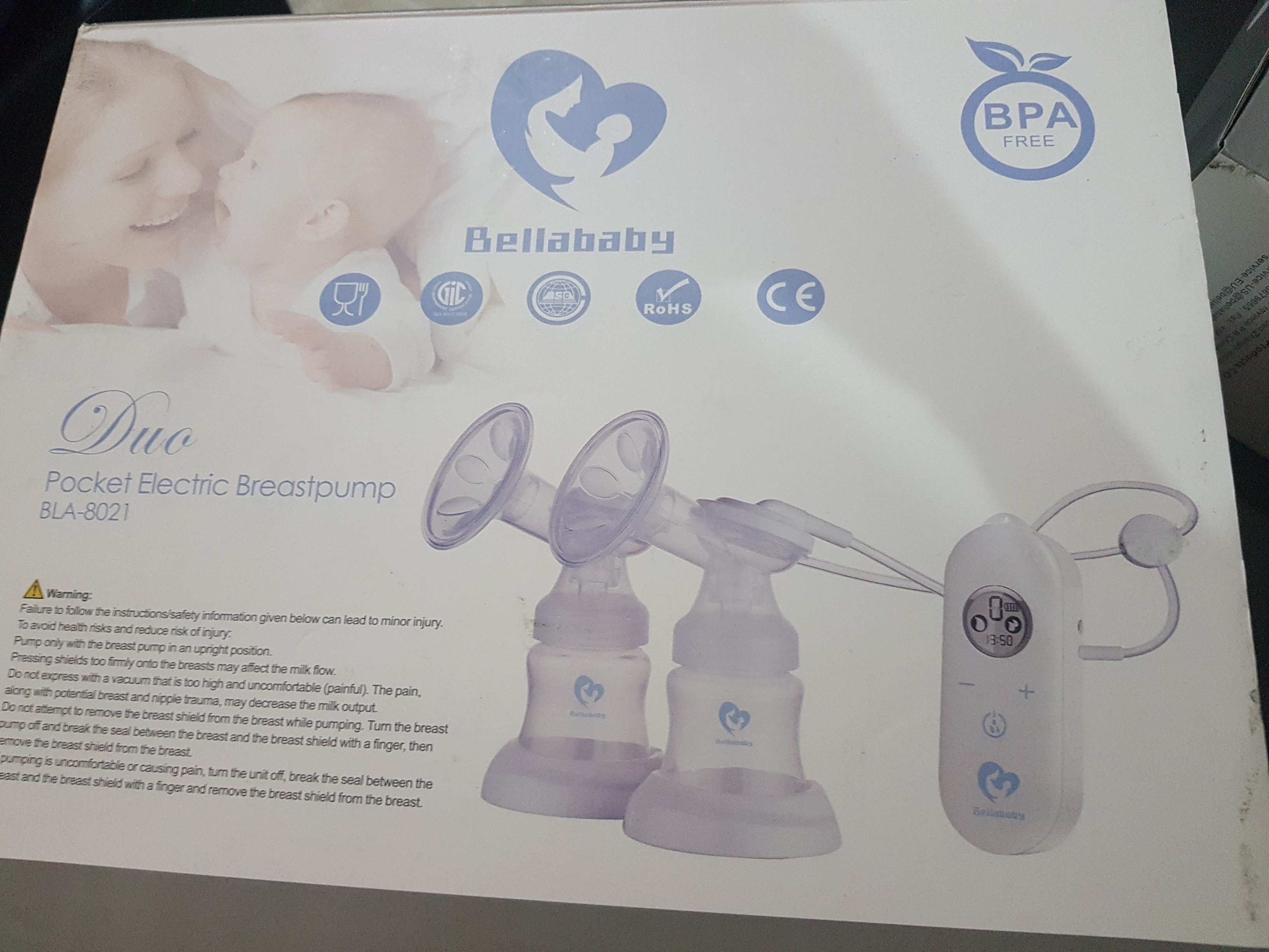 Bellababy pocket electric breastpump BLA-8021, Babies & Kids, Nursing &  Feeding, Breastfeeding & Bottle Feeding on Carousell