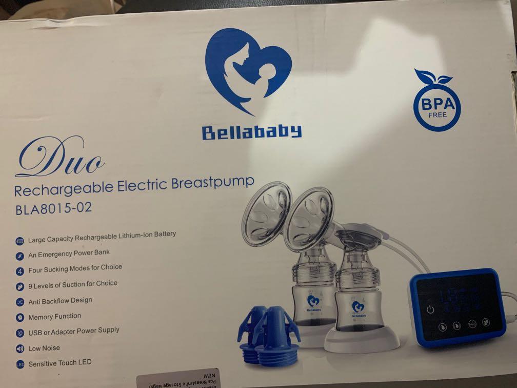 Bellababy Duo Rechargeable Electric Breastpump BLA8015-02, Babies ...