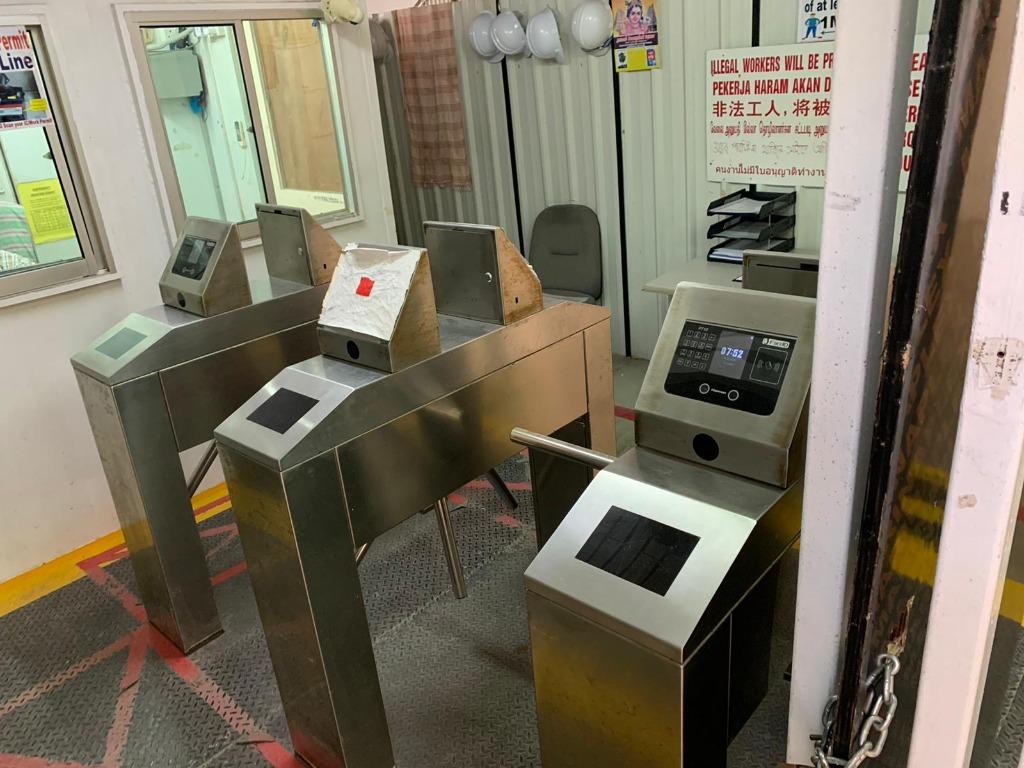 Biometric safe entry with guard house, Health & Nutrition, Assistive ...