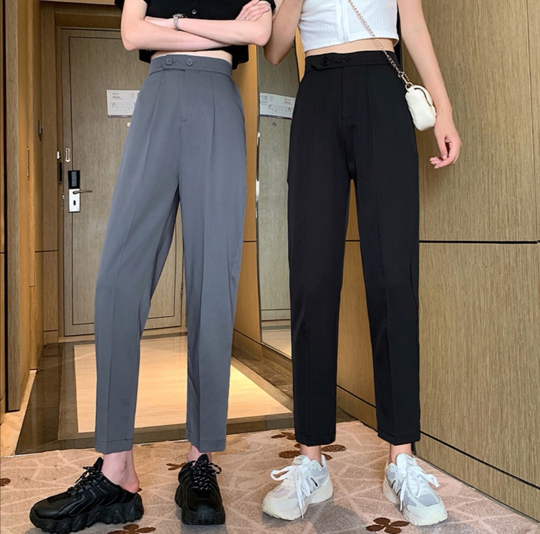 Semi formal black online pants