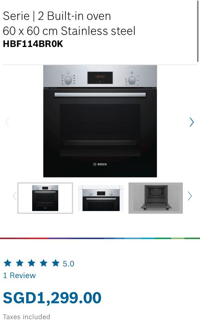 BOSCH HBF133BS0A Series Multifunction BuiltIn Electric, 56 OFF