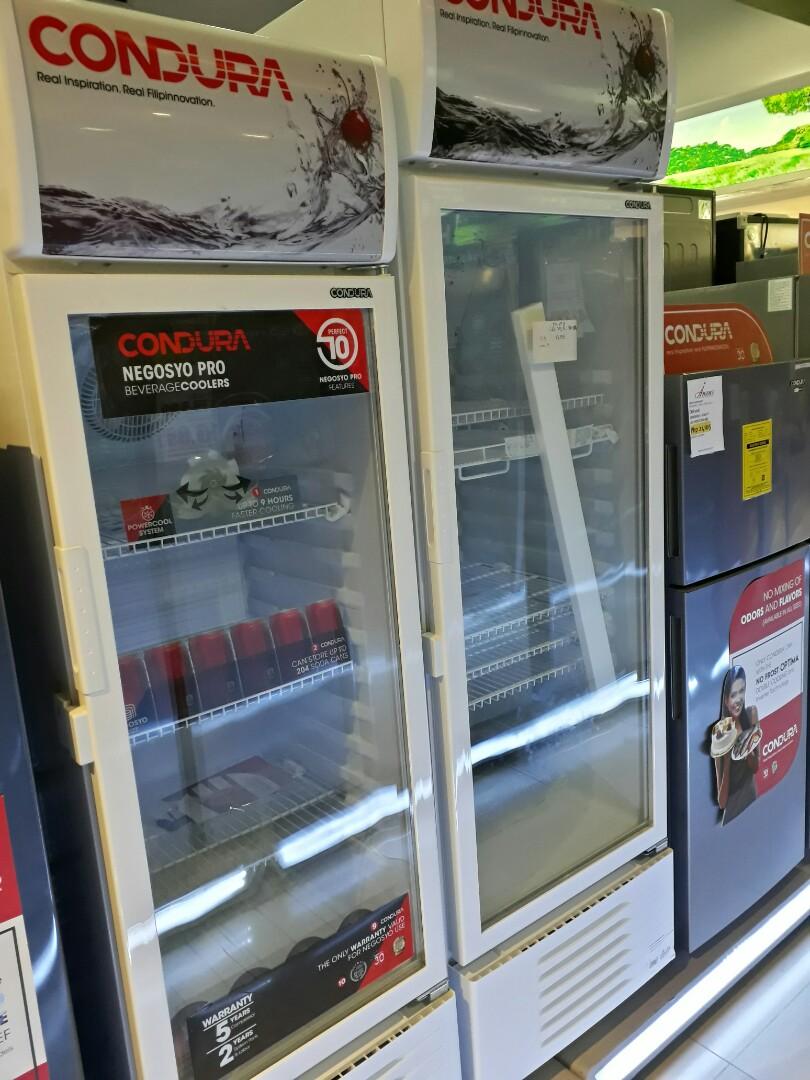 Condura Glass Showcase Beverage Bottled Cooler 8cuft 10cuft 12cuft, TV