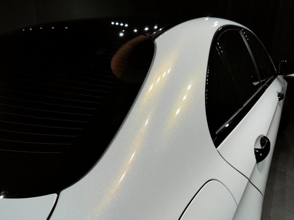 Car Wrap White Gold Sparkle, Car Accessories, Accessories on Carousell