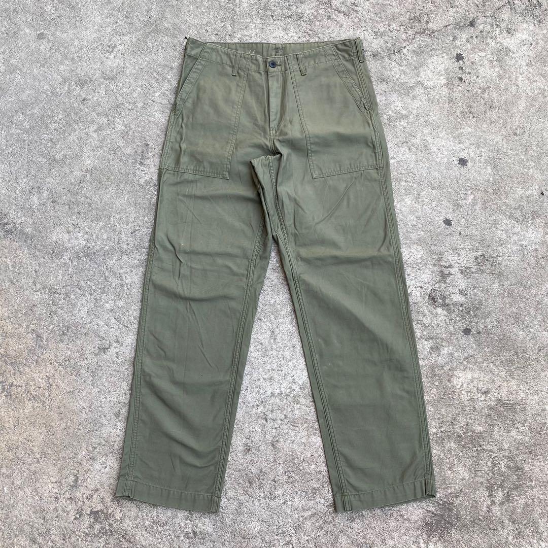 Carhartt fatigue olive pants Men s Fashion Bottoms Trousers on Carousell