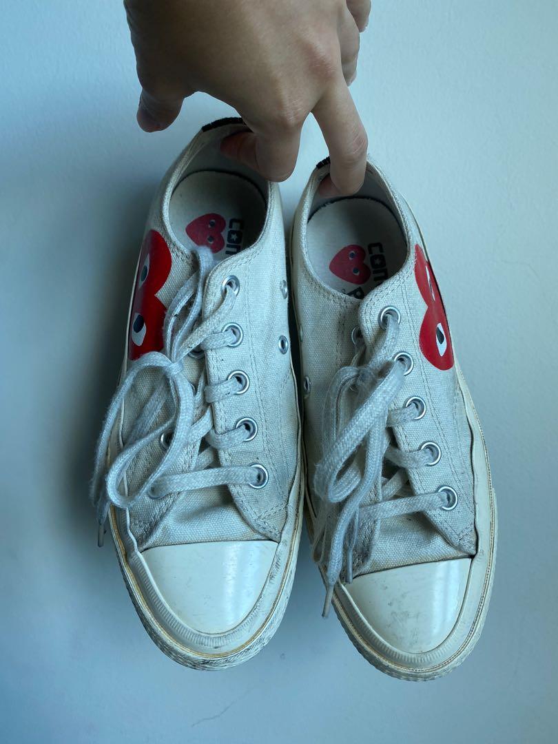 how to clean converse comme des garcons