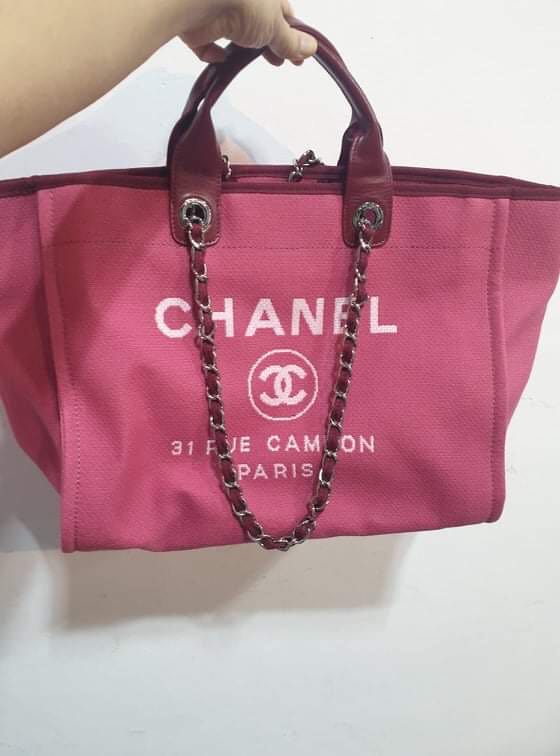 Chanel Deauville 31 Rue Cambon Tote, Luxury, Bags & Wallets on Carousell