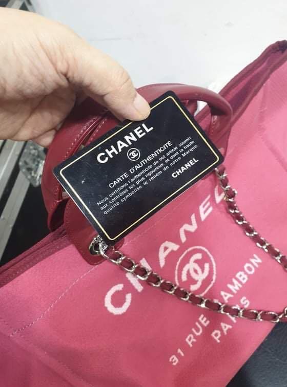 CHANEL, Bags, Authentic Chanel Deauville Tote