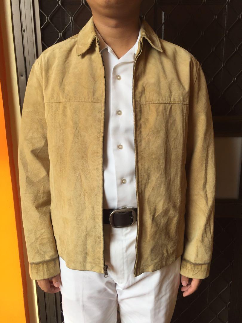 Claiborne mens sales suede jacket
