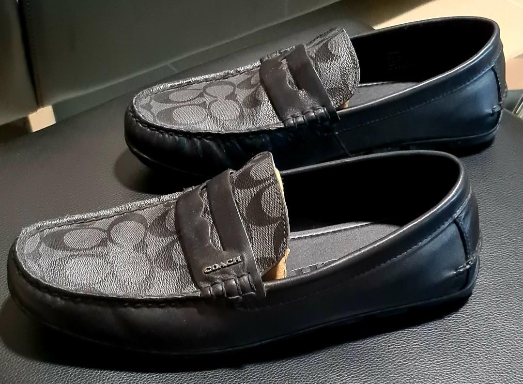 Coach Men Black Loafer Shoe, Men's Fashion, Footwear, Dress Shoes on  Carousell