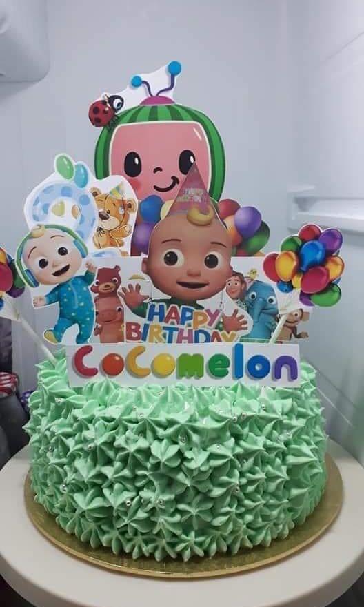 Coco Melon Birthday Cake Food Drinks Baked Goods On Carousell