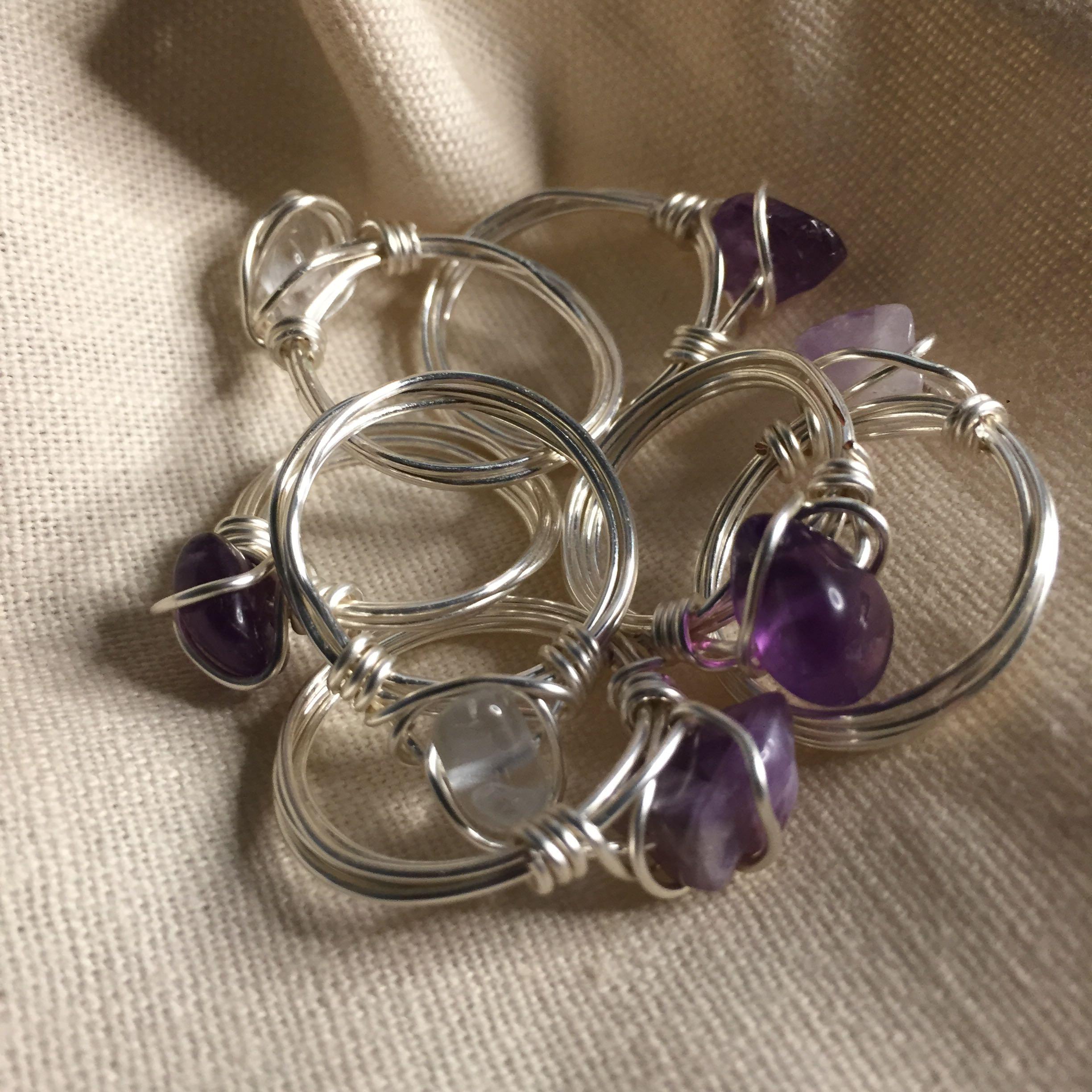 Custom Wire Rings Tiktok Women S Fashion Jewellery On Carousell [ 2448 x 2448 Pixel ]