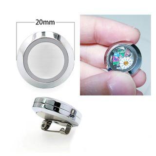 Customize your own locket brooch